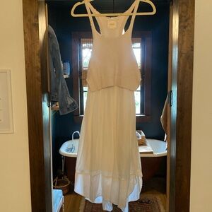 Mixed texture Anthropologie summer dress